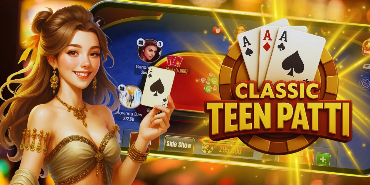 Classic Teen Patti app comparison artwork